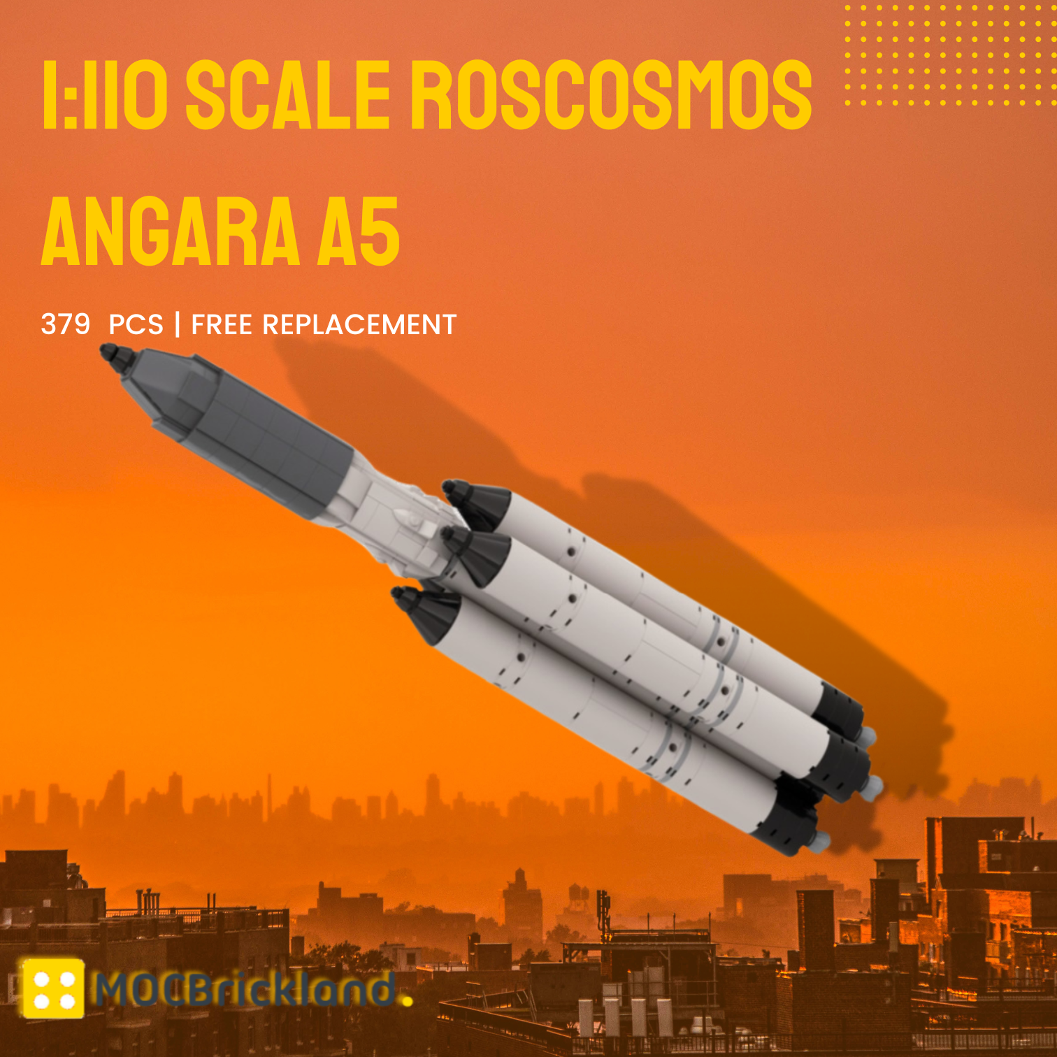 Space MOC-82322 1:110 Scale Roscosmos Angara MOCBRICKLAND
