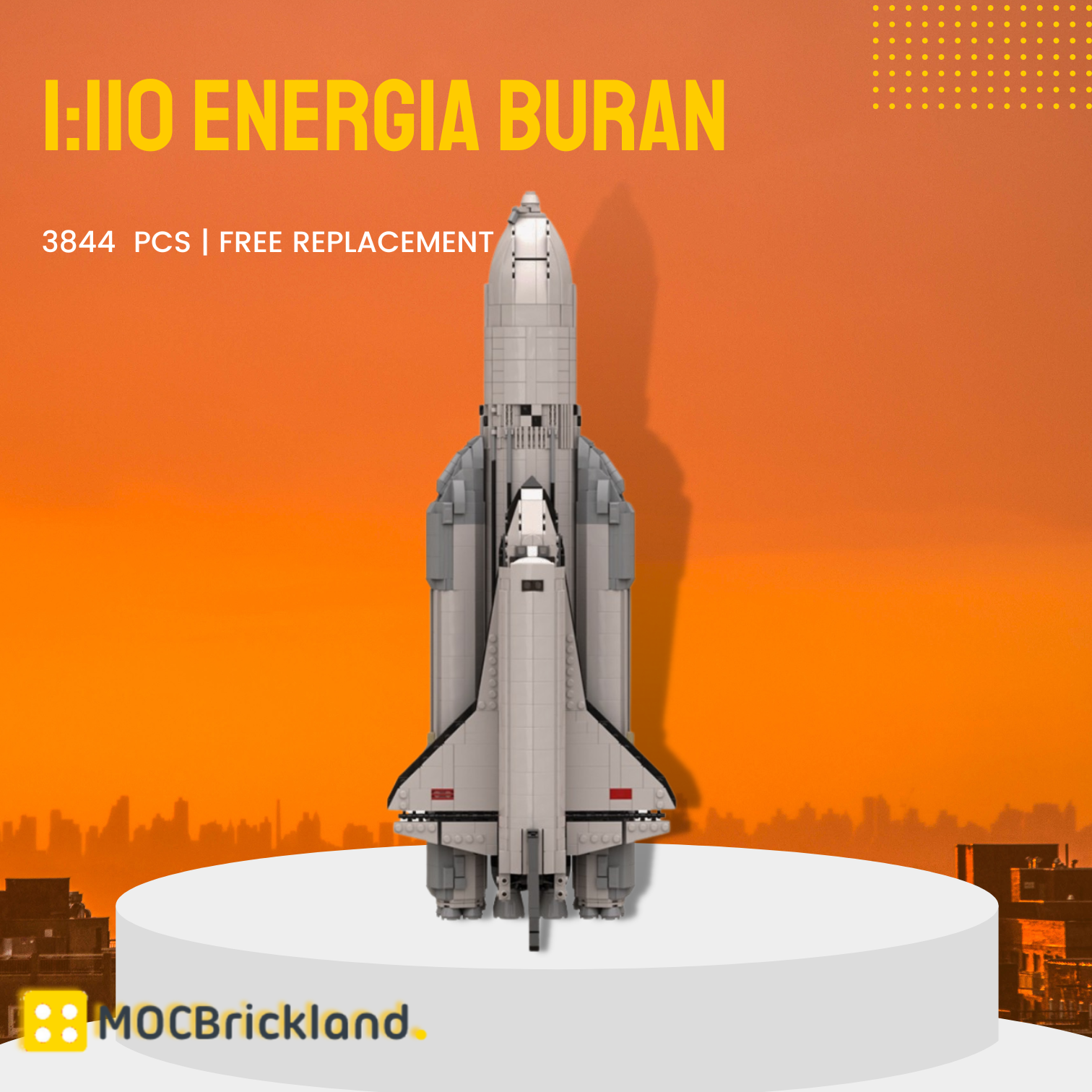 Space MOC-91433 1:110 Energia Buran MOCBRICKLAND 