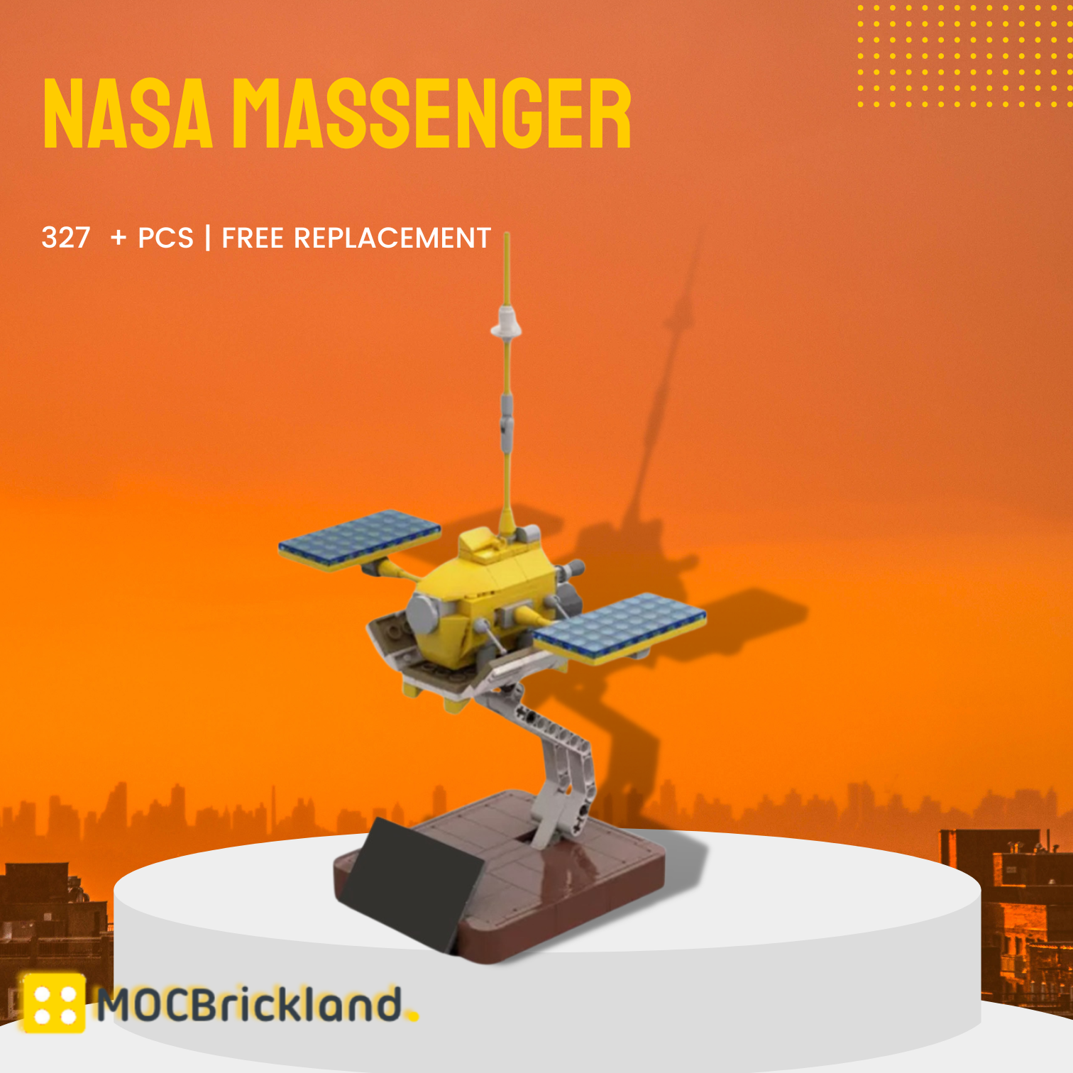 Space MOC-93533 NASA Massenger MOCBRICKLAND