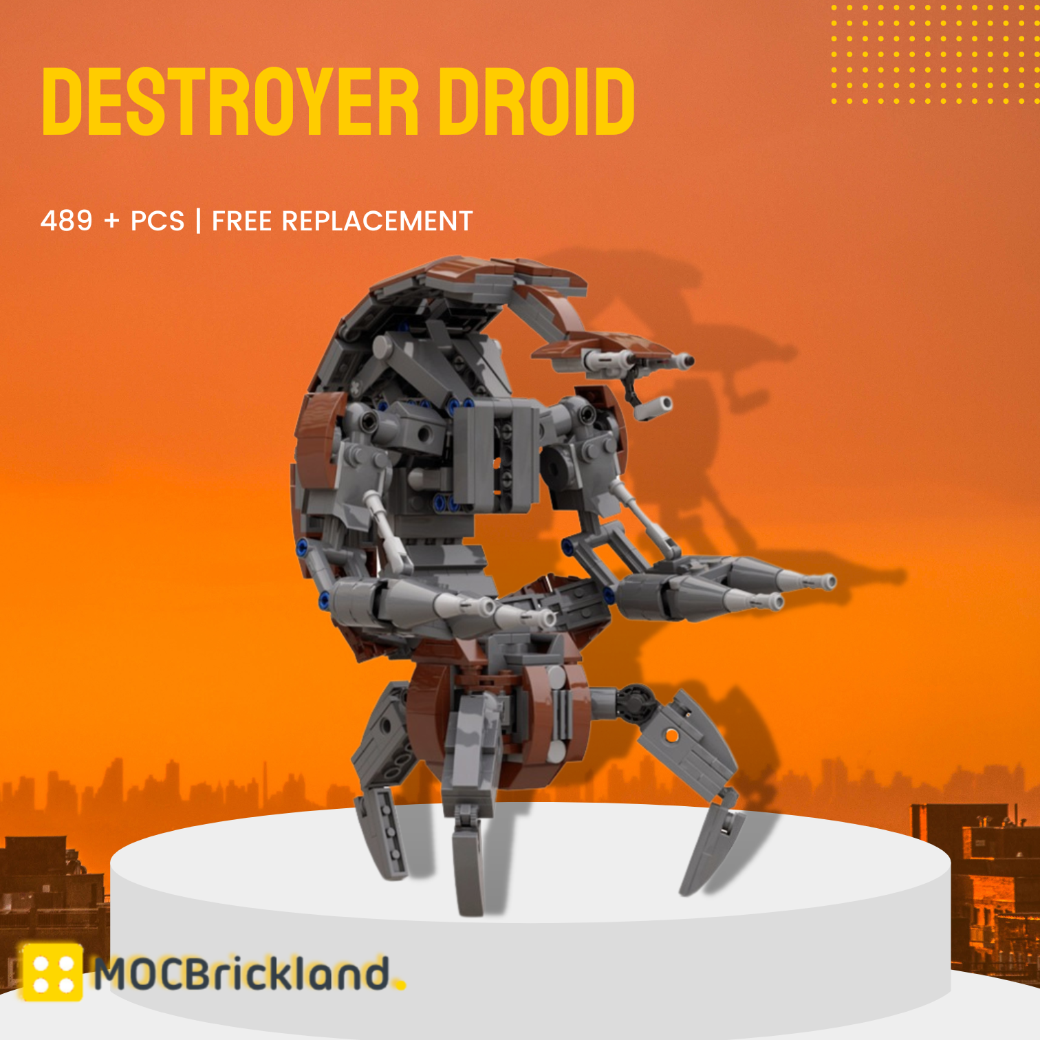 Star Wars MOC-89548 Destroyer Droid MOCBRICKLAND