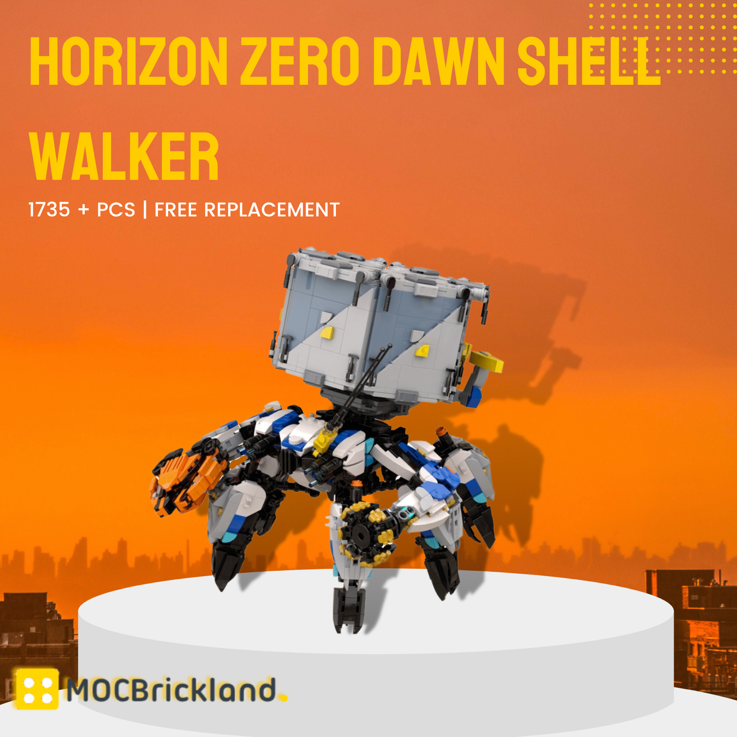 Creator MOC-89544 Horizon Zero Dawn Shell Walker MOCBRICKLAND