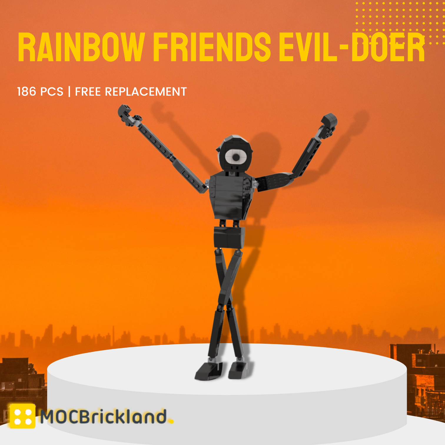 Creator MOC-89543 Rainbow Friends Evil-doer MOCBRICKLAND