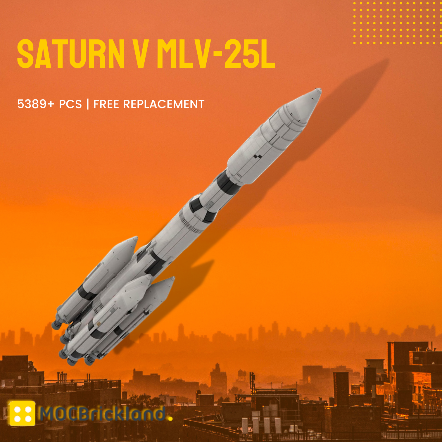 Space MOC-89546 Saturn V MLV-25L MOCBRICKLAND