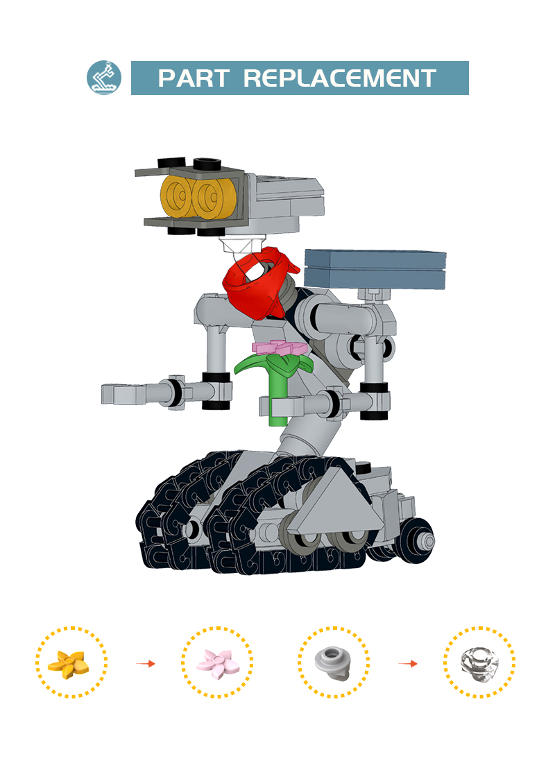 Movie MOC-117303 Johnny 5 MOCBRICKLAND