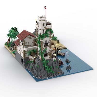 MOCBRICKLAND MOC 117472 Port Sauvage The Cursed Beach 3