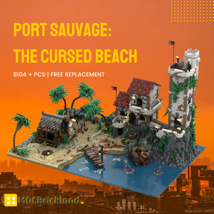 Modular Building MOC-117472 Port Sauvage: The Cursed Beach MOCBRICKLAND