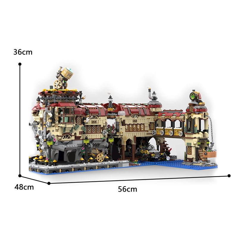 Modular Building MOC-121751 Steam Powered Science MOCBRICKLAND