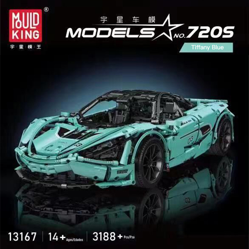 Technic Mould King 13167 McLaren 720S Sports Car 