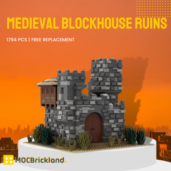 Medieval Blockhouse Ruins MOC 89541