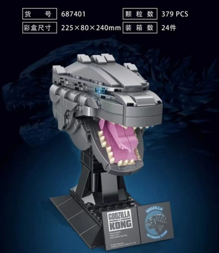 Creator PANLOS 687401 Godzilla Head Carving
