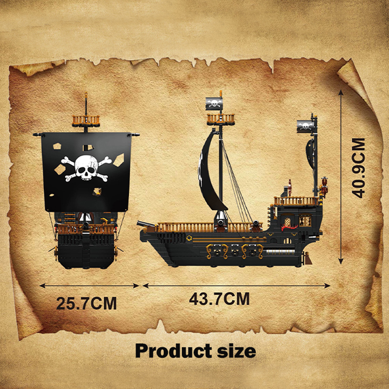 Creator MOULD KING 13083 Pirates Seagull Ship 
