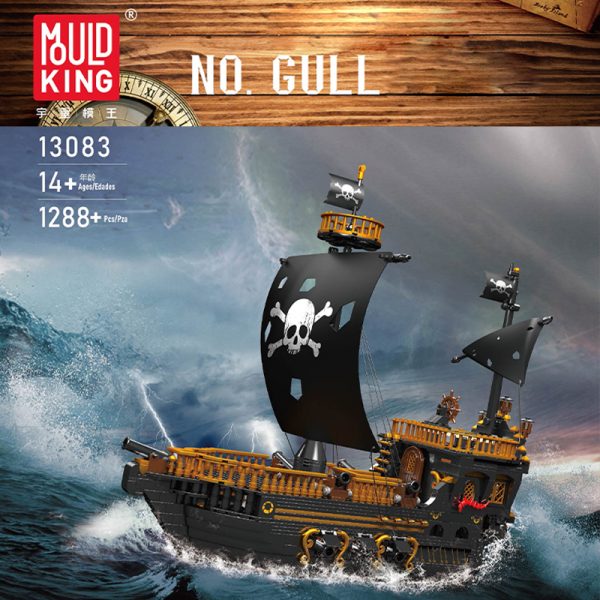 Pirates Seagull Ship MOULD KING 13083 5