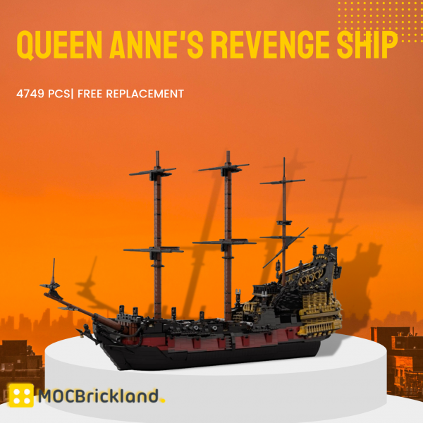 Queen Annes Revenge Ship Model Pirate Series MOC 124924