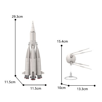 R 7 rocket 8K71PS M1 1PS And Sputnik 1 Of 1957 Space 2