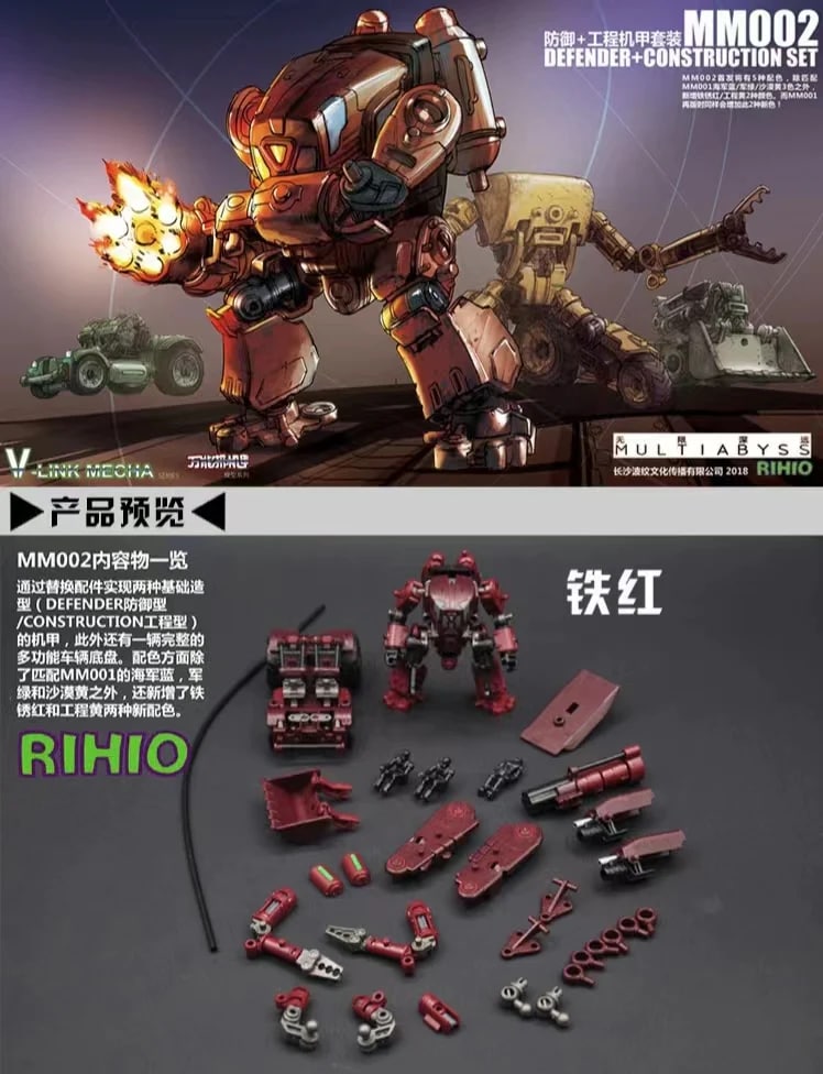 Creator RIHIO MM002 DEFENDER+CONSTRUCTION SET 