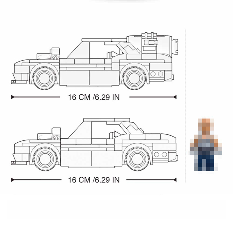 Technic Sluban M38-B1085 Racers Sports Car