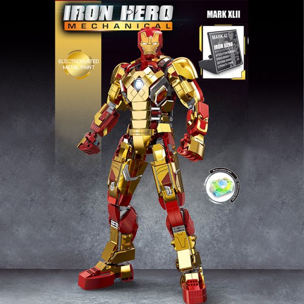 Super Heros Marvel MK42 Iron Hero Mechanical TUOLE 6011 3