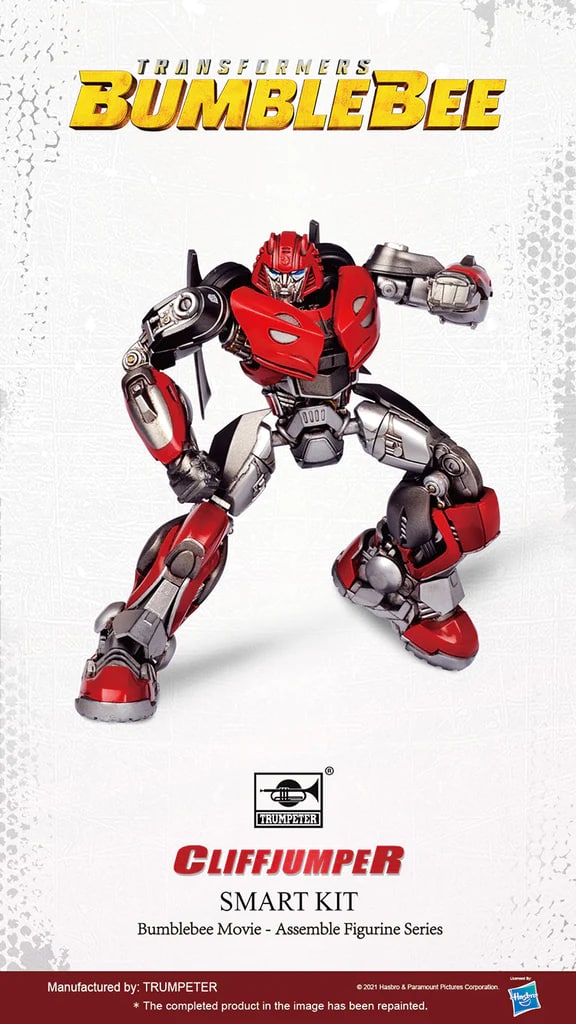 Movie TRUMPETER 08118 Transformers Bumblebee Autobot Cliffjumper In Red