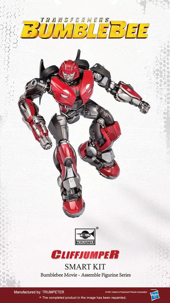 Movie TRUMPETER 08118 Transformers Bumblebee Autobot Cliffjumper In Red
