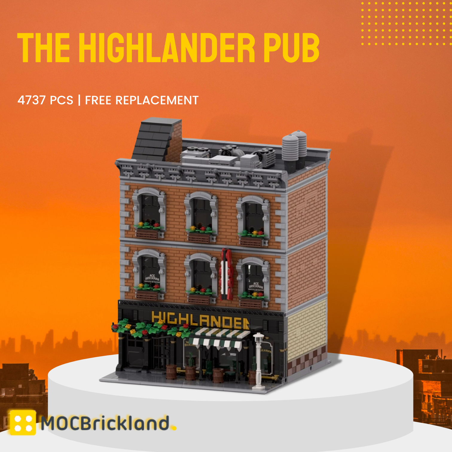 Modular Building MOC-120588 The Highlander Pub MOCBRICKLAND