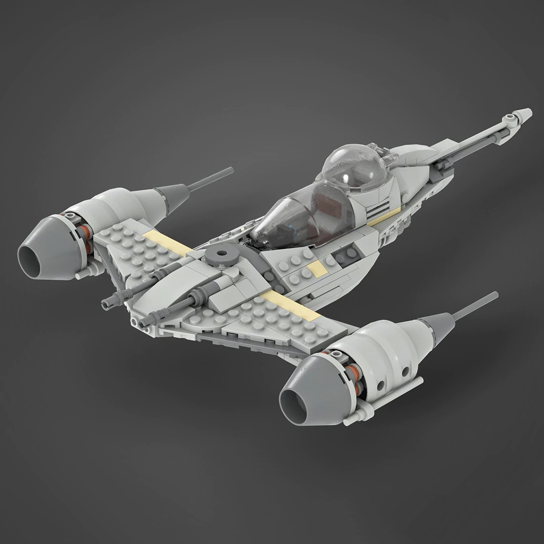Space MOC-115255 1/48 Space Wars Fighter MOCBRICKLAND