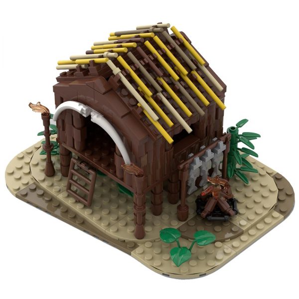 authorized moc 75850 medieval wooden hut main 0