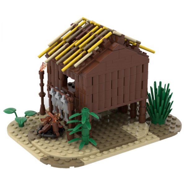 authorized moc 75850 medieval wooden hut main 2