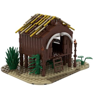 authorized moc 75850 medieval wooden hut main 5