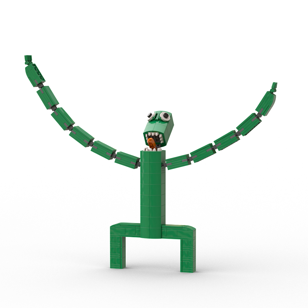 Movie MOC-89573 Green Rainbow Friends MOCBRICKLAND