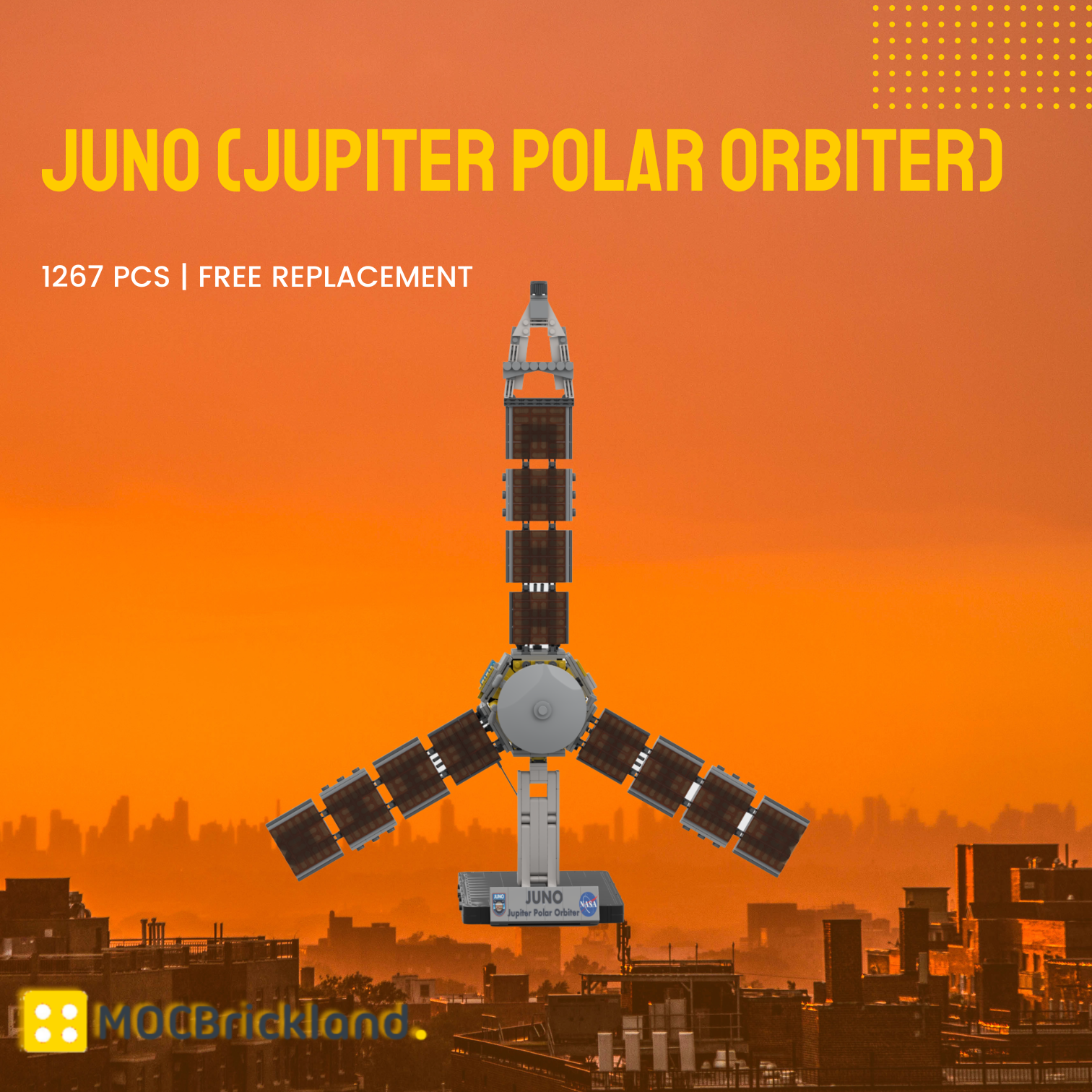 Space MOC-71446 Juno (Jupiter Polar Orbiter) MOCBRICKLAND