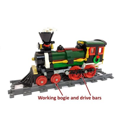 moc 49581 christmas themed train vehicle main 2