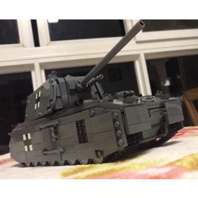 super heavy tank model diy building bloc main 5