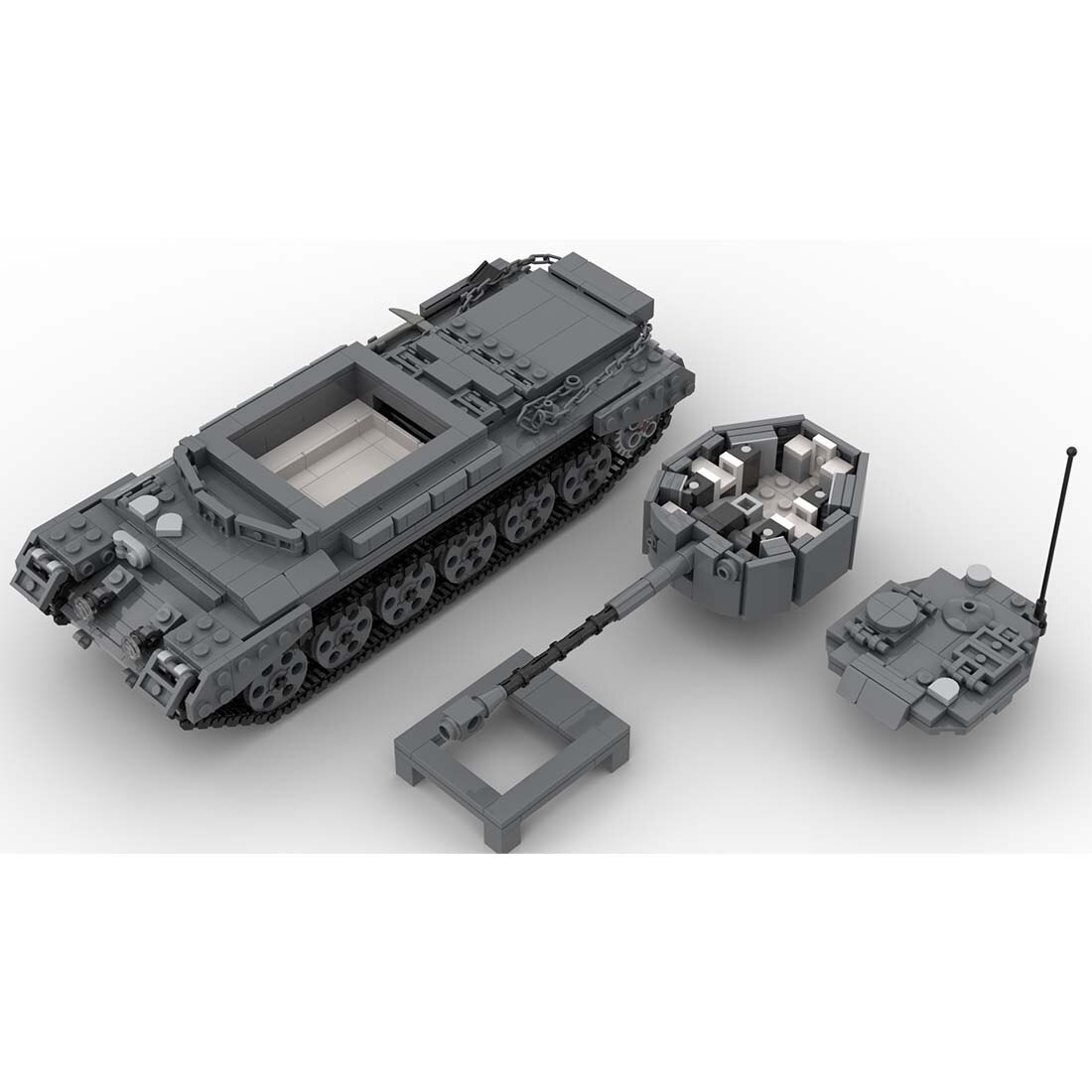 Military MOC-89517 A30 Challenger Tank MOCBRICKLAND