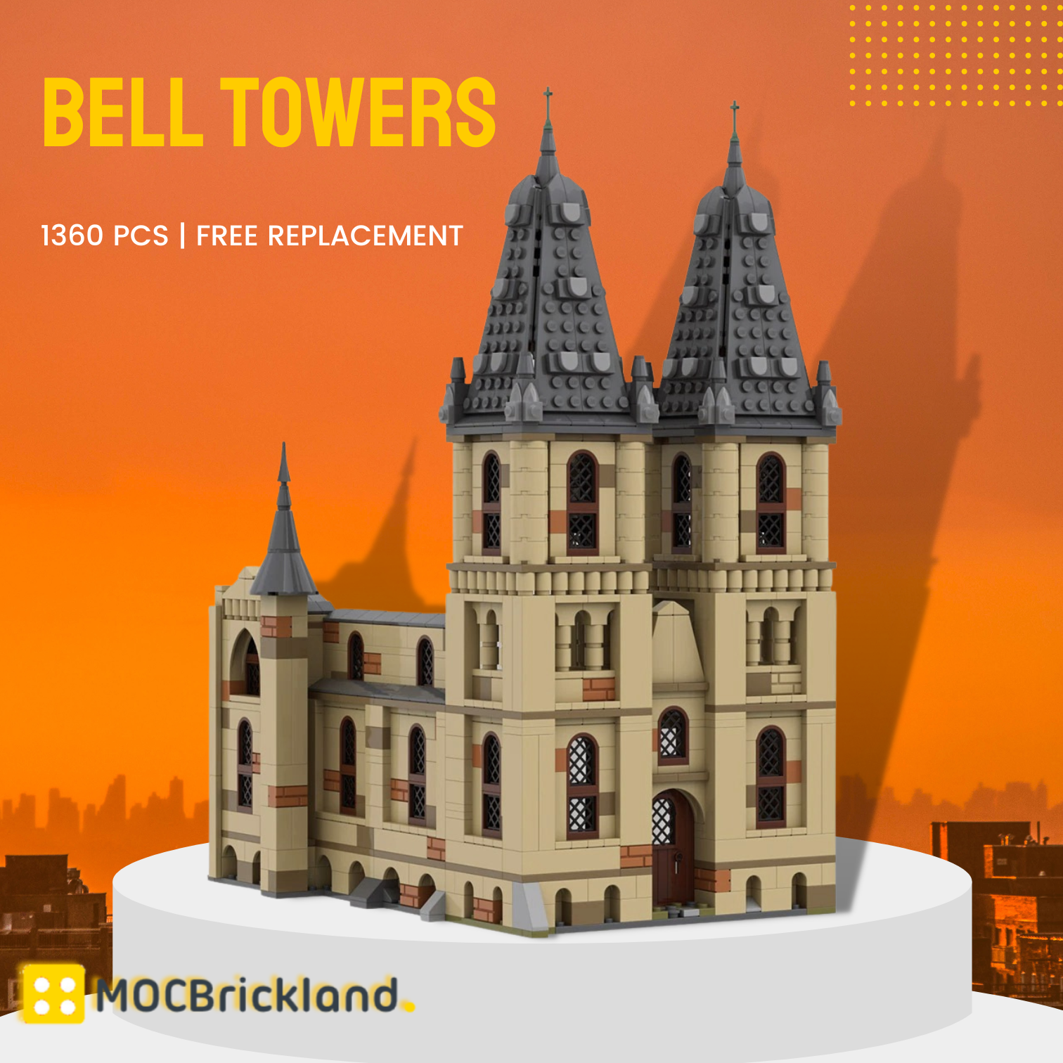 Movie MOC-87567 Bell Towers MOCBRICKLAND