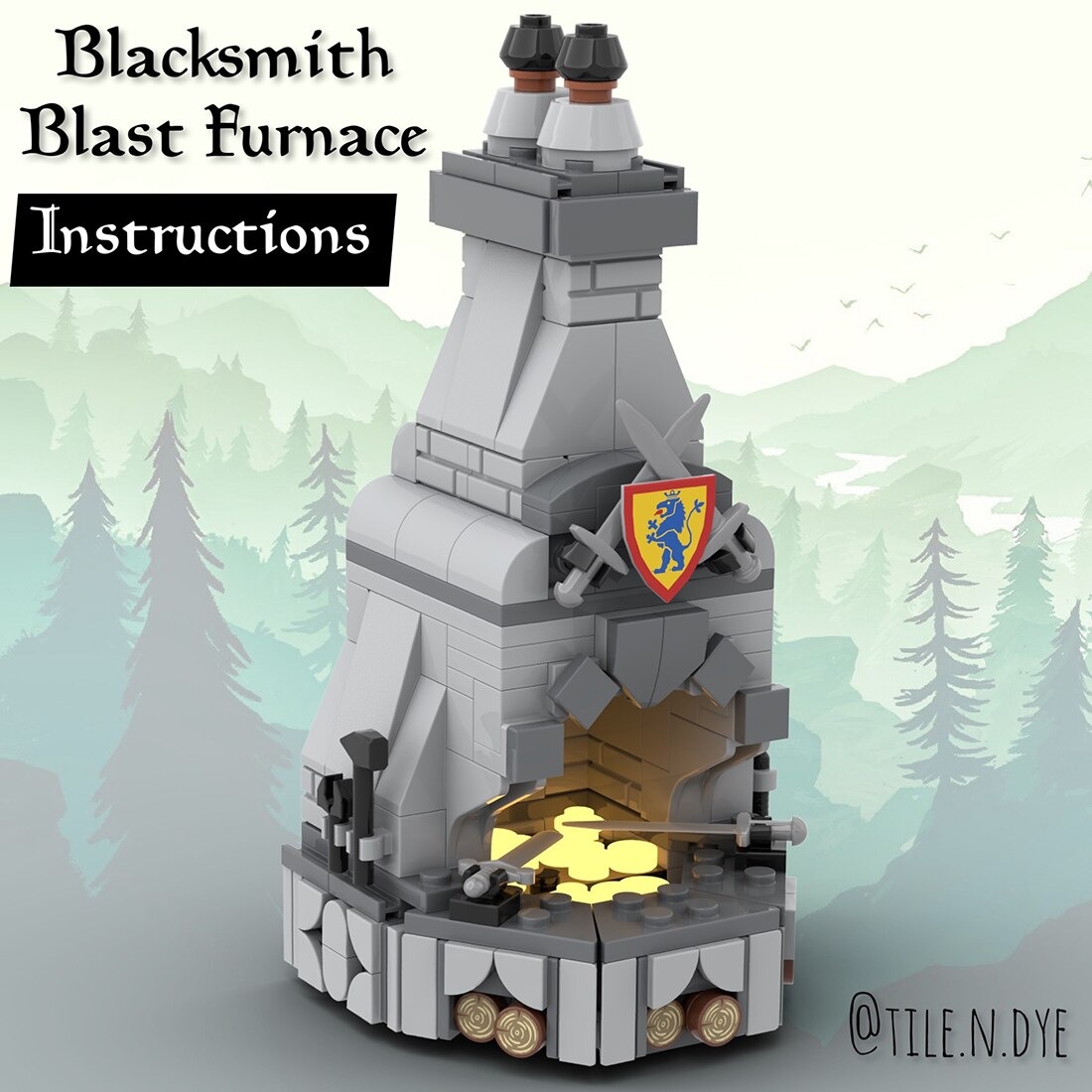 Creator MOC-115955 Blacksmith Blast Furnace MOCBRICKLAND