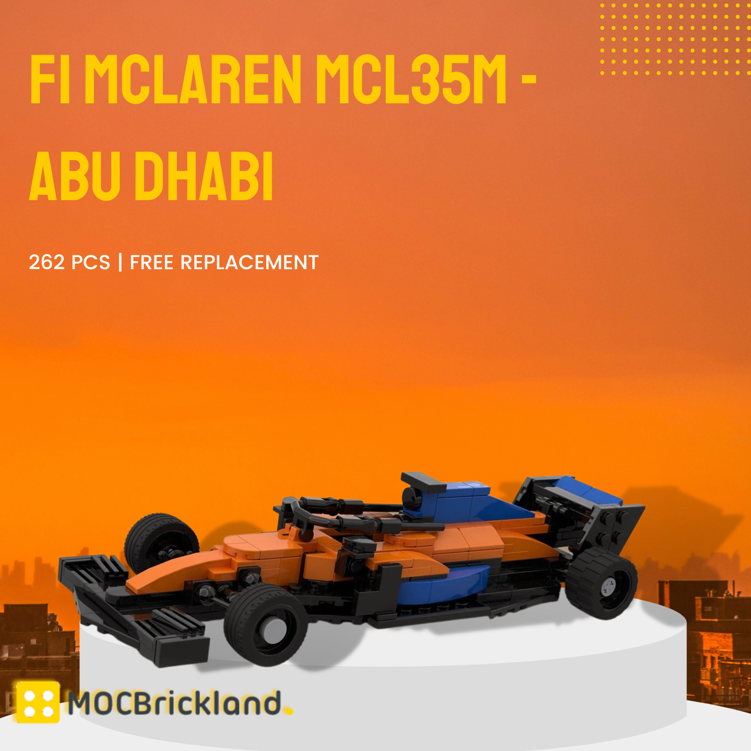 Technic MOC-98621 F1 McLaren MCL35M – Abu Dhabi MOCBRICKLAND