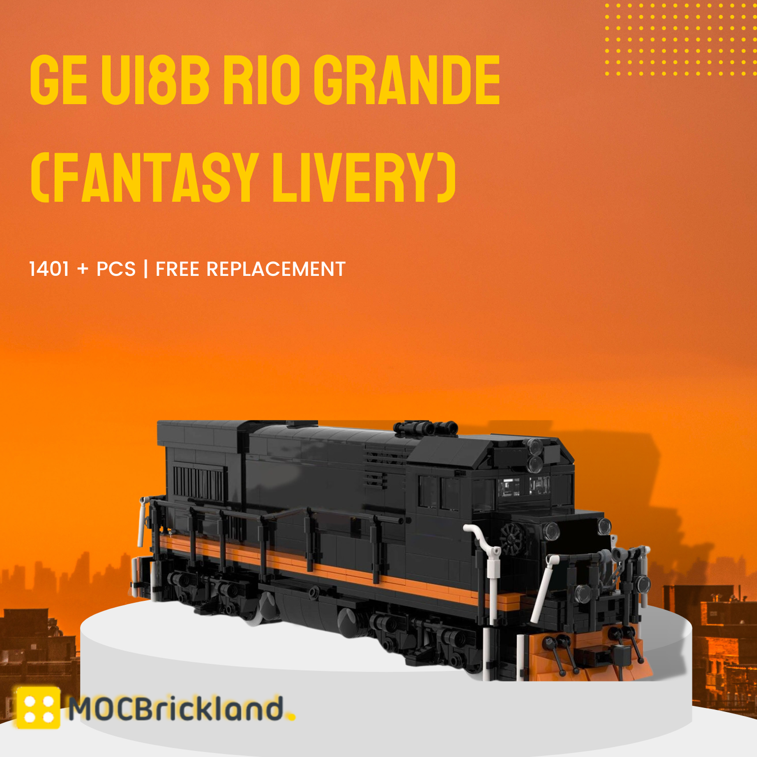 GE U18B Rio Grande Fantasy Livery MOC 116991