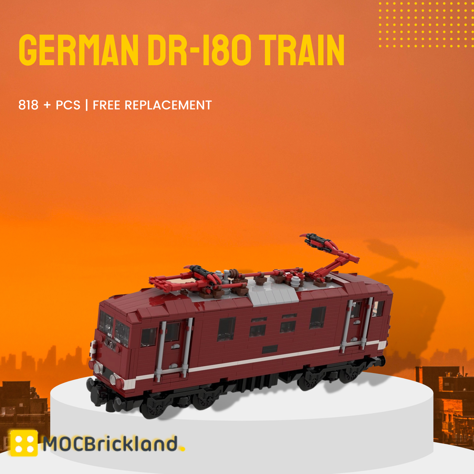 Technic MOC-89521 German DR-180 Train MOCBRICKLAND