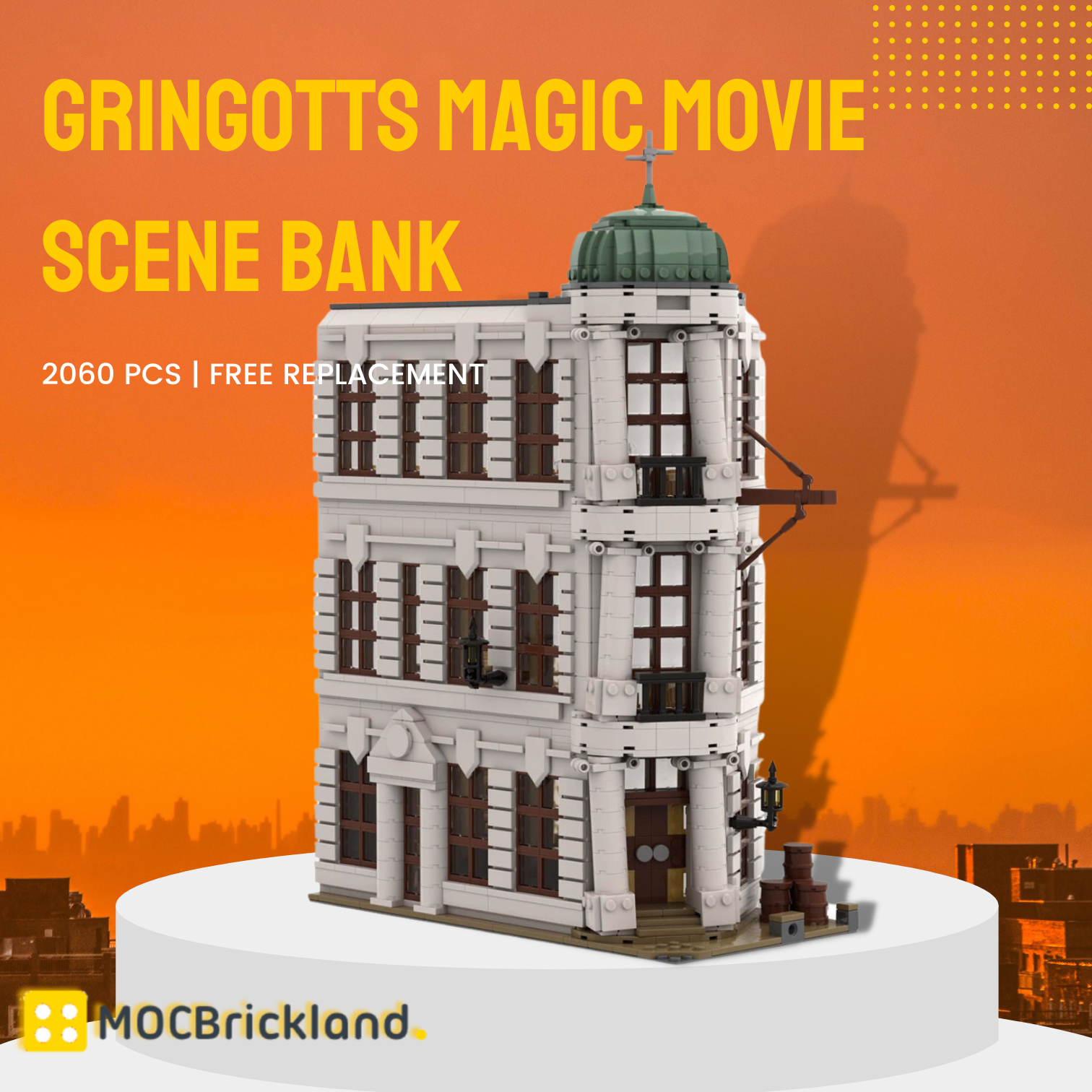 Movie MOC-74217 Gringotts Magic Movie Scene Bank MOCBRICKLAND