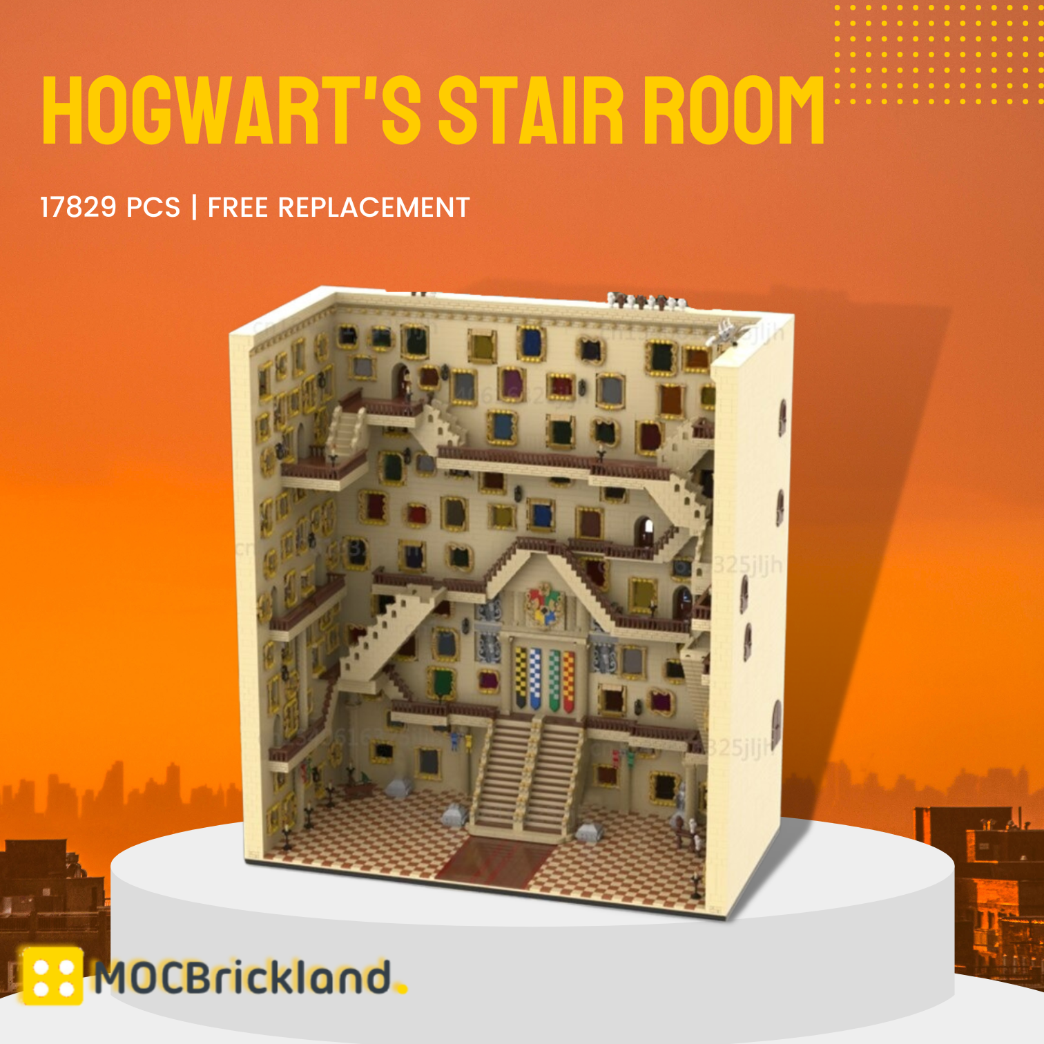 Hogwarts Stair Room MOC 91986 1