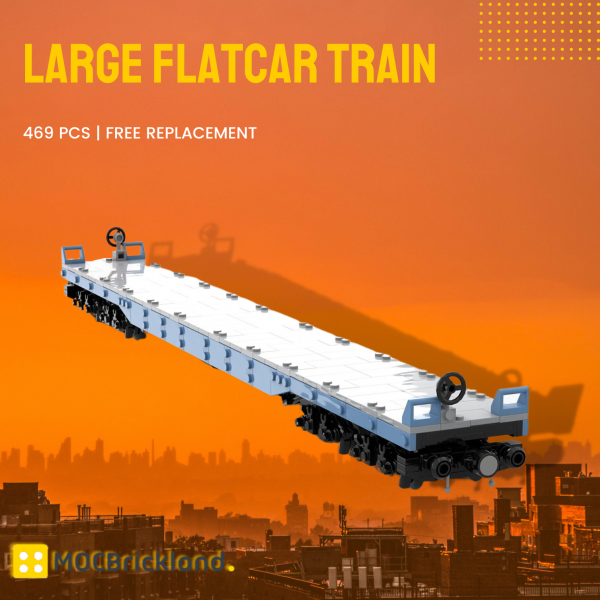 Large Flatcar Train MOC 52155