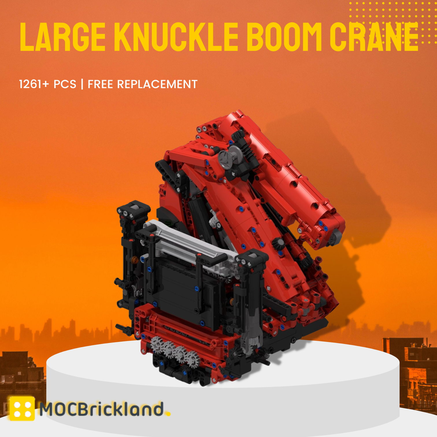 Technic MOC-101513 Large Knuckle Boom Crane MOCBRICKLAND