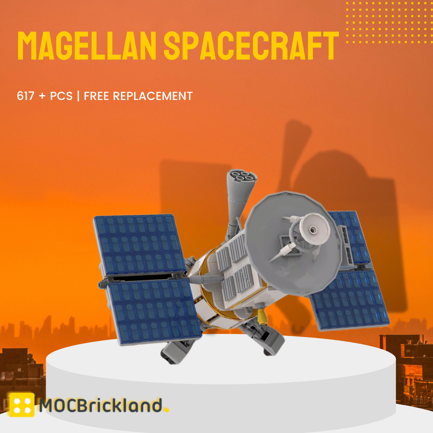Space MOC-99761 Magellan Spacecraft MOCBRICKLAND