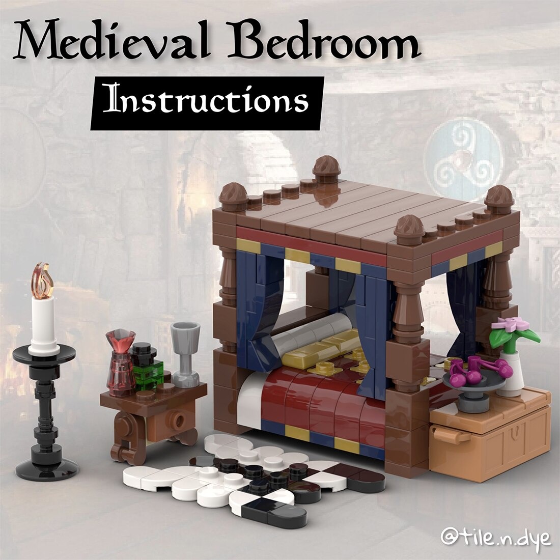 Creator MOC-119624 Medieval Bedroom MOCBRICKLAND