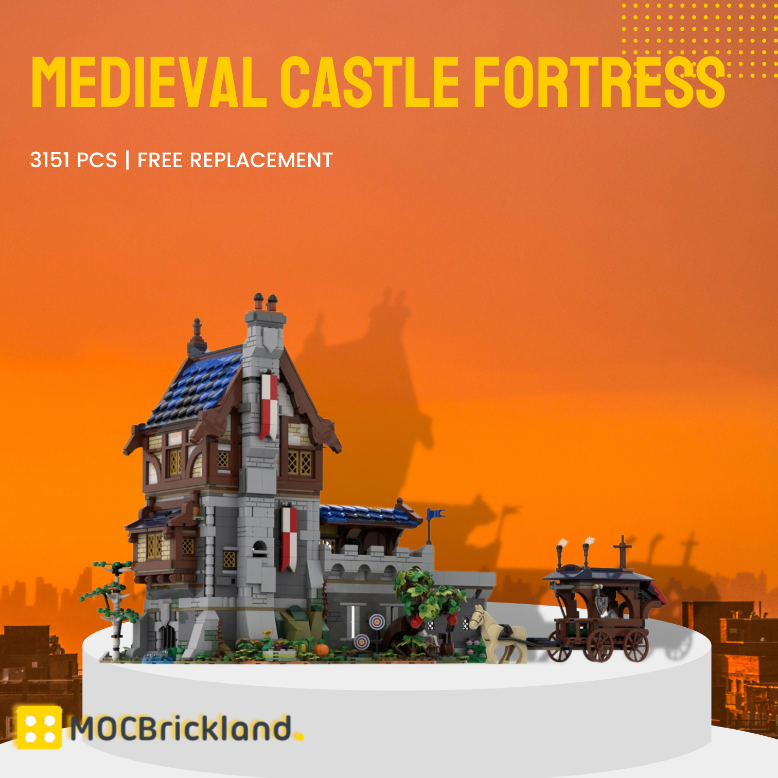 Creator MOC-118869 Medieval Castle Fortress MOCBRICKLAND 