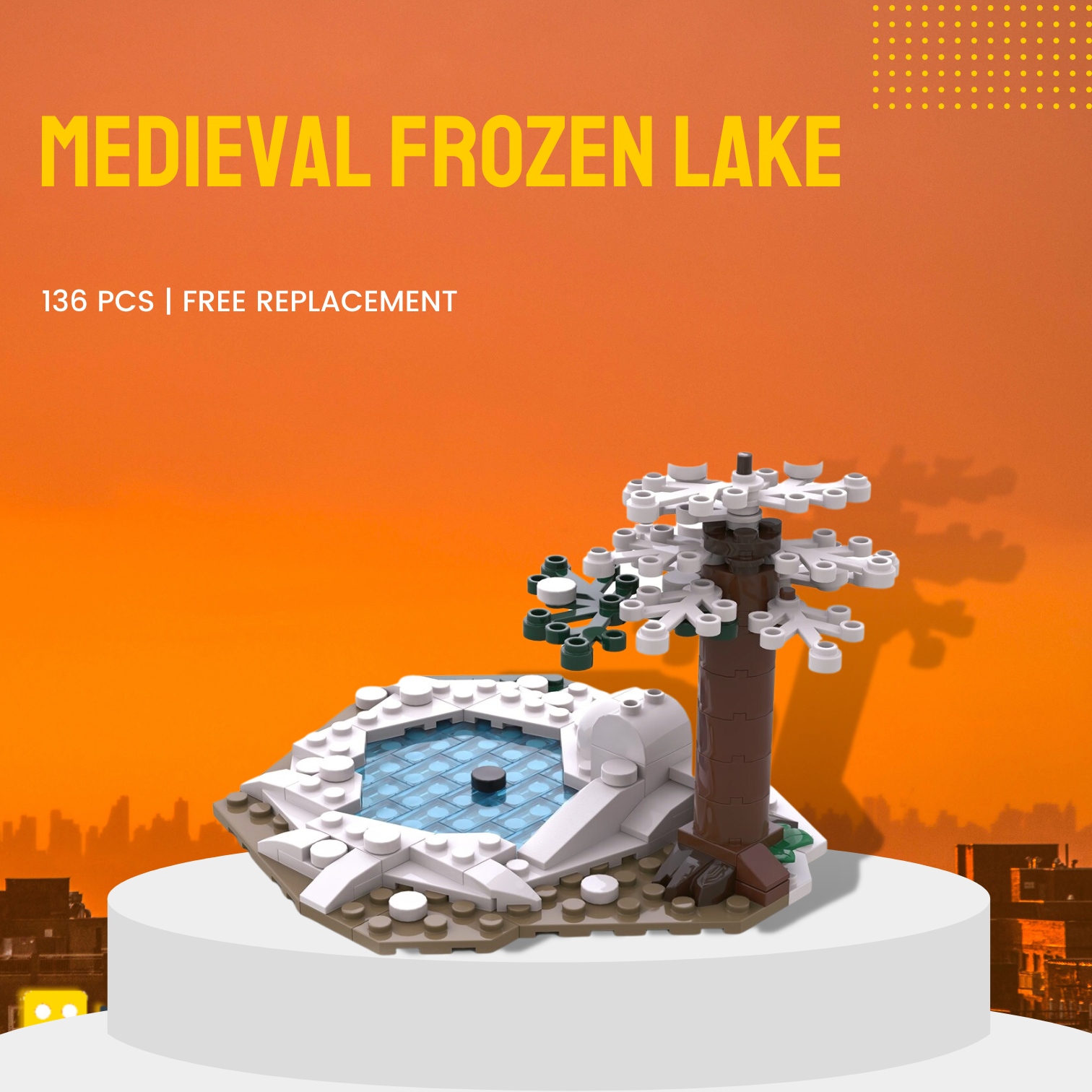 Creator MOC-96286 Medieval Frozen Lake MOCBRICKLAND