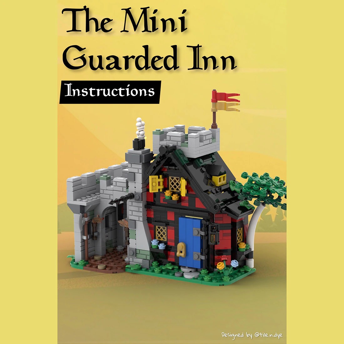 Creator MOC-114616 Medieval Mini Guarded Inn MOCBRICKLAND