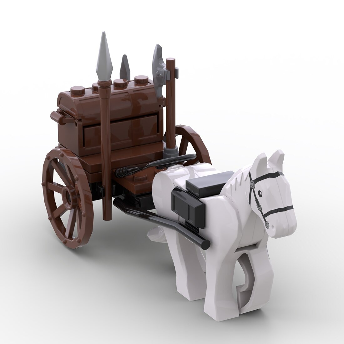 Creator MOC-87090 Medieval Supply Wagon MOCBRICKLAND