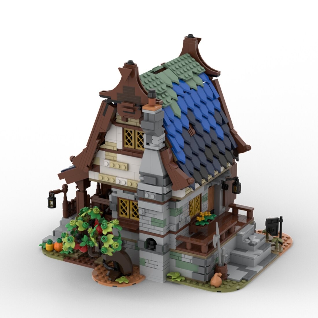 Medieval Water Mill MOC 82443 2