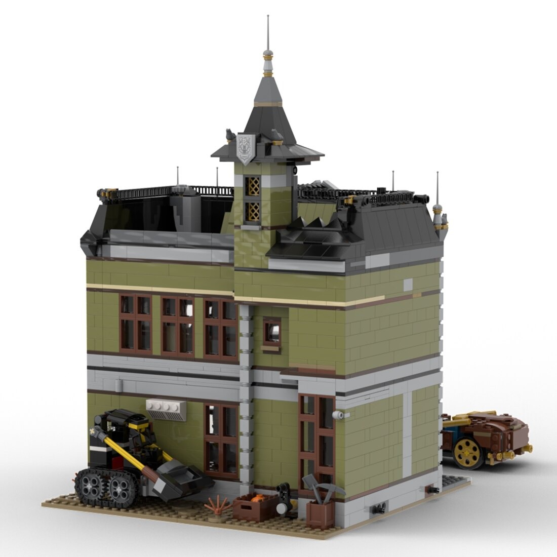 Modular Buildings MOC-124106 Museum of Exploration and Adventure MOCBRICKLAND